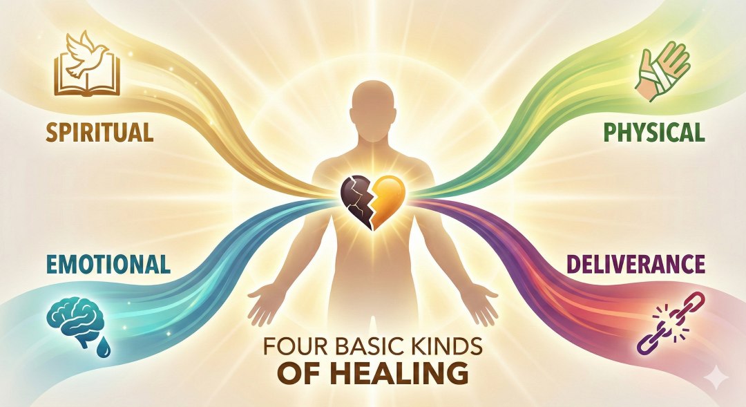 四種基本醫治的概念圖
